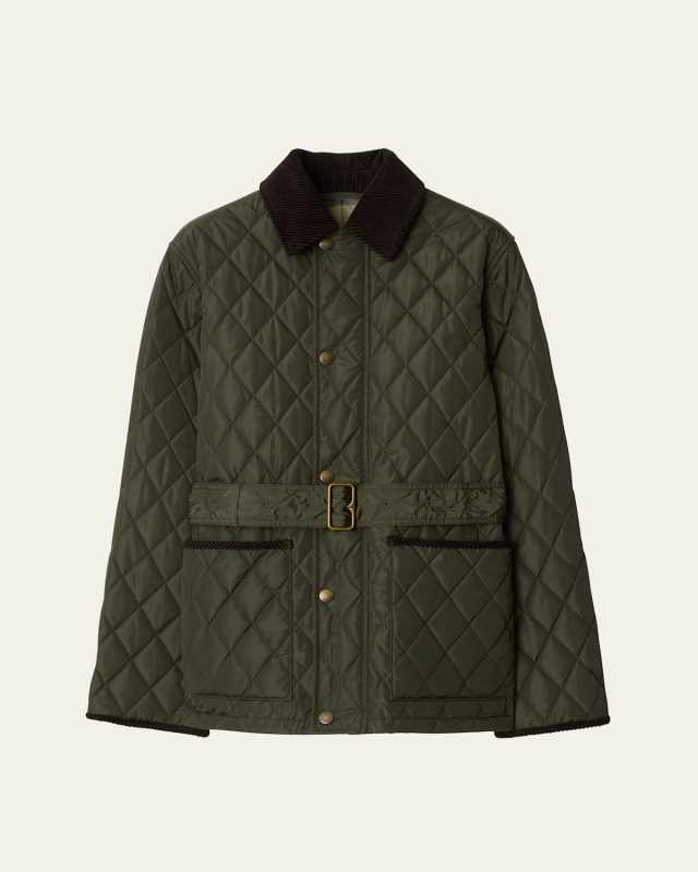 Chiltern Quilted Barn Jacket With Belt